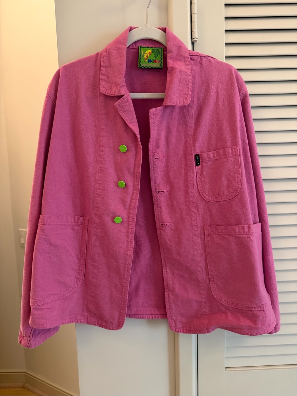 Meals Forager Coat Donut Box Pink XS